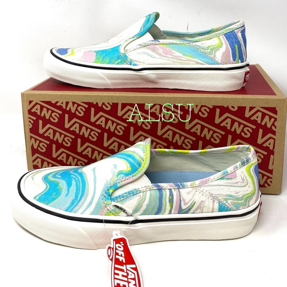 resin swirl slip on vans